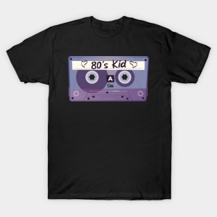 80's Child's Vintage Retro Cassette Tape T-Shirt